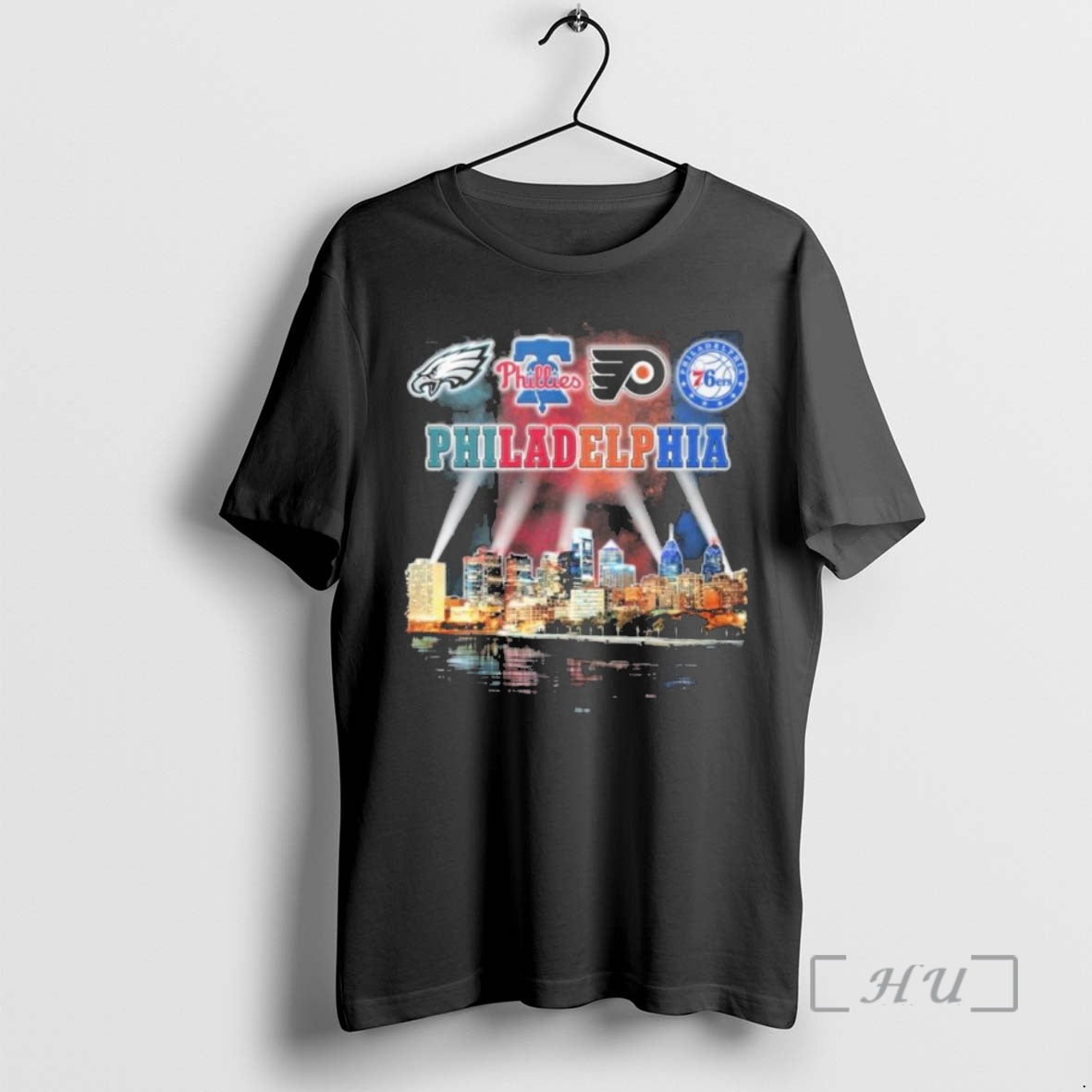 Officials Retro City Of Philadelphia Sports Teams Logo T Shirt Sweater