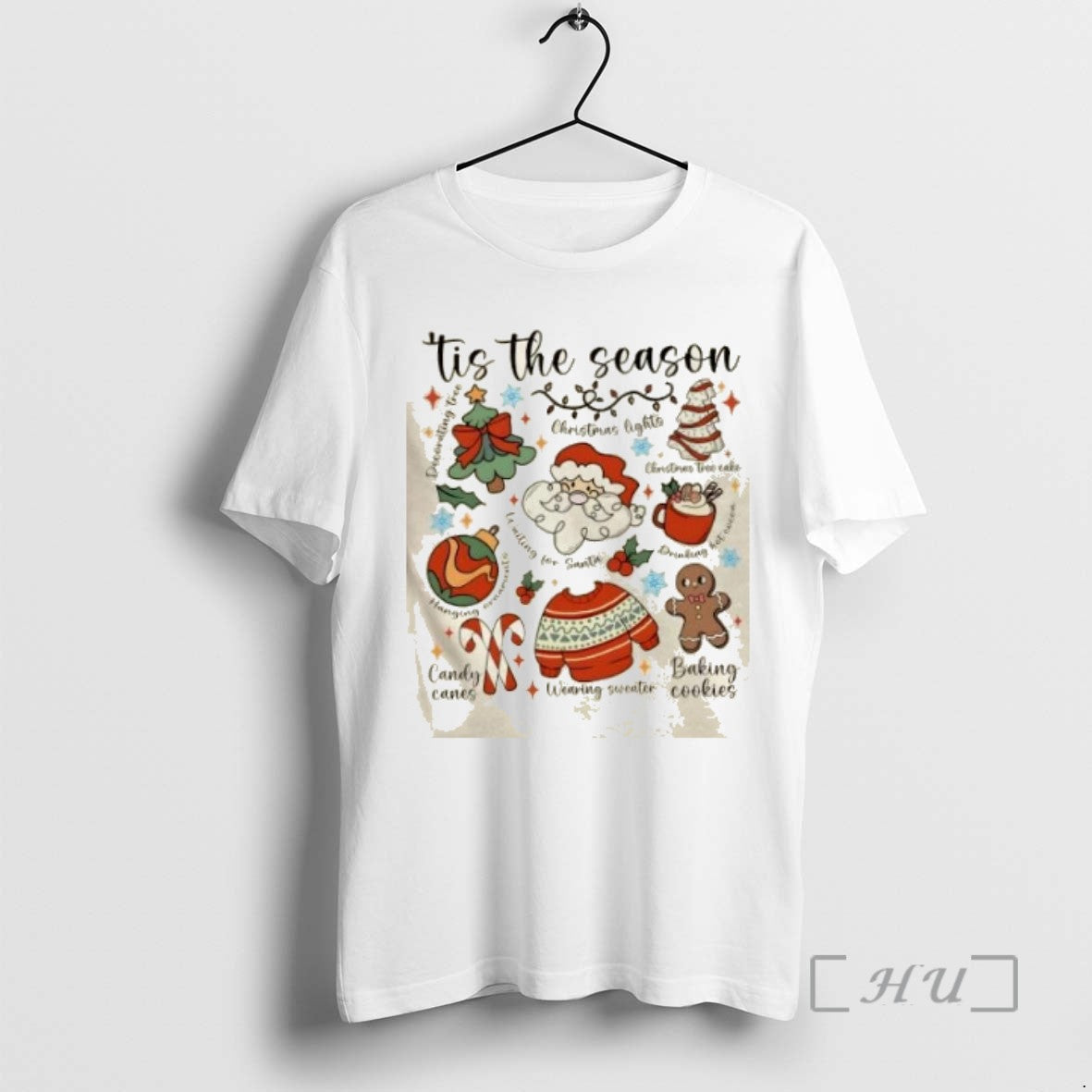 Officials Retro Ugly Christmas Doodles Funny Tee Shirt Sweater