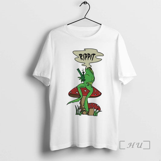 Officials Rippit Frog Smoking Weed T Shirt Sweater