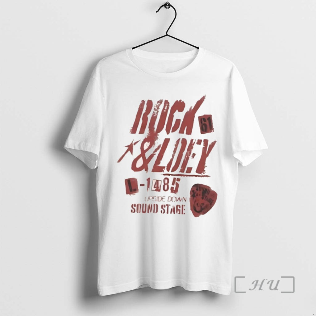 Officials Rock And Loey L 1485 Upside Down Sound Stage Tee Shirt Sweater