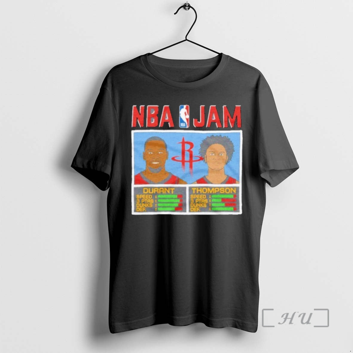 Officials Rockets Durant And Thompson Nba Jam T Shirt Sweater