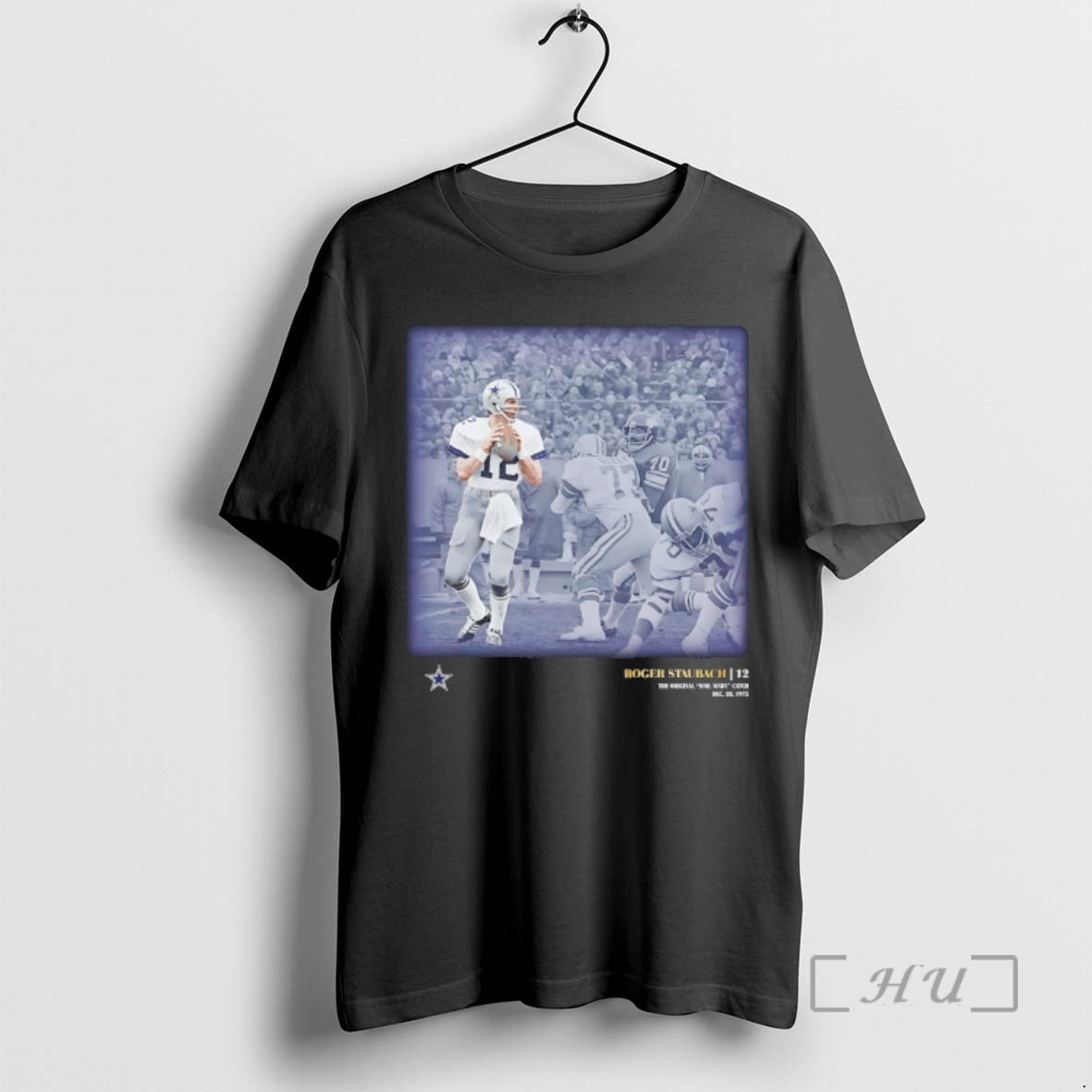 Officials Roger Staubach 12 Dallas Cowboys Moments Premium T Shirt Sweater