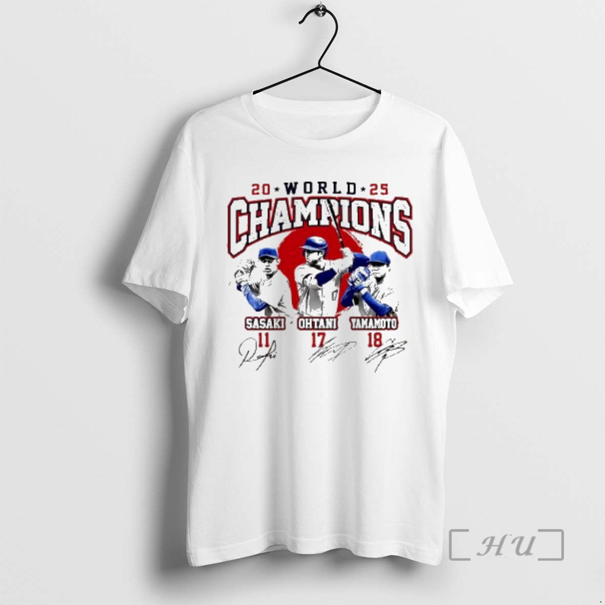 Officials Roki Sasaki Shohei Ohtani And Yoshinobu Yamamoto Dodgers World Champions 2025 Signature Premium