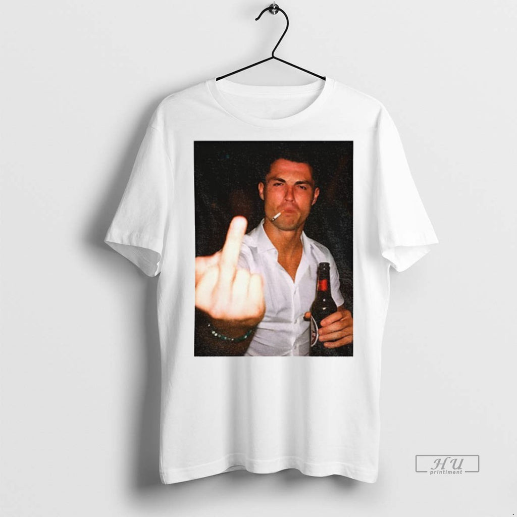 Officials Ronaldo After Hours Cristiano Ronaldo Middle Finger Tee Shirt Sweater