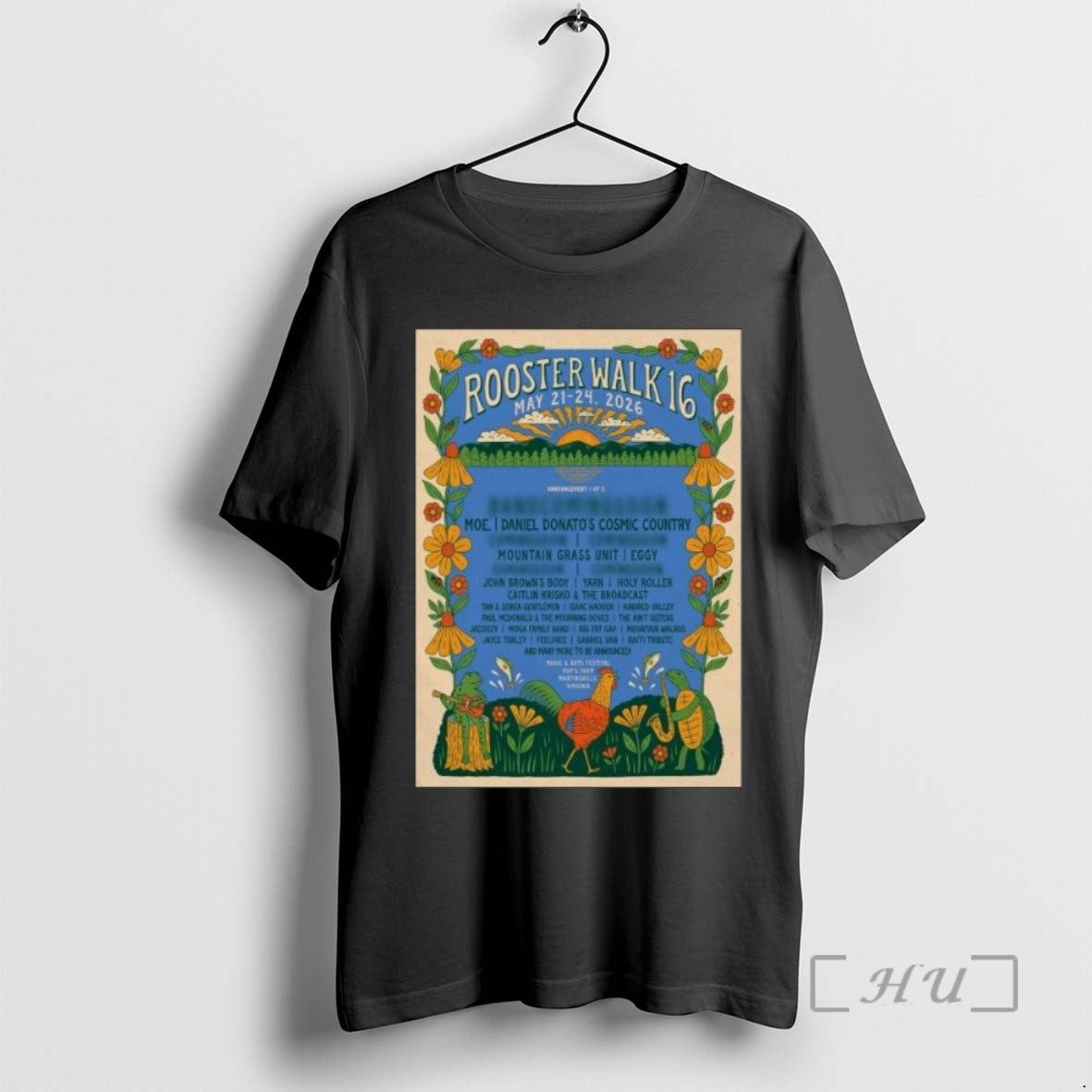 Officials Rooster Walk 16 Pops Farm Martinsville May 21 24 2026 Long Sleve T Shirts