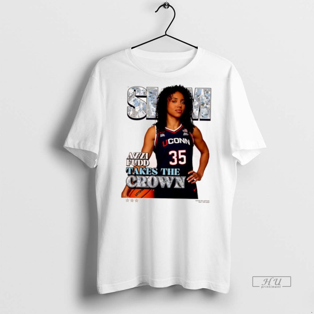 Officials Slam Azzi Fudd Takes The Crown Uconn 35 Graphic Premium Tee Shirt Sweater