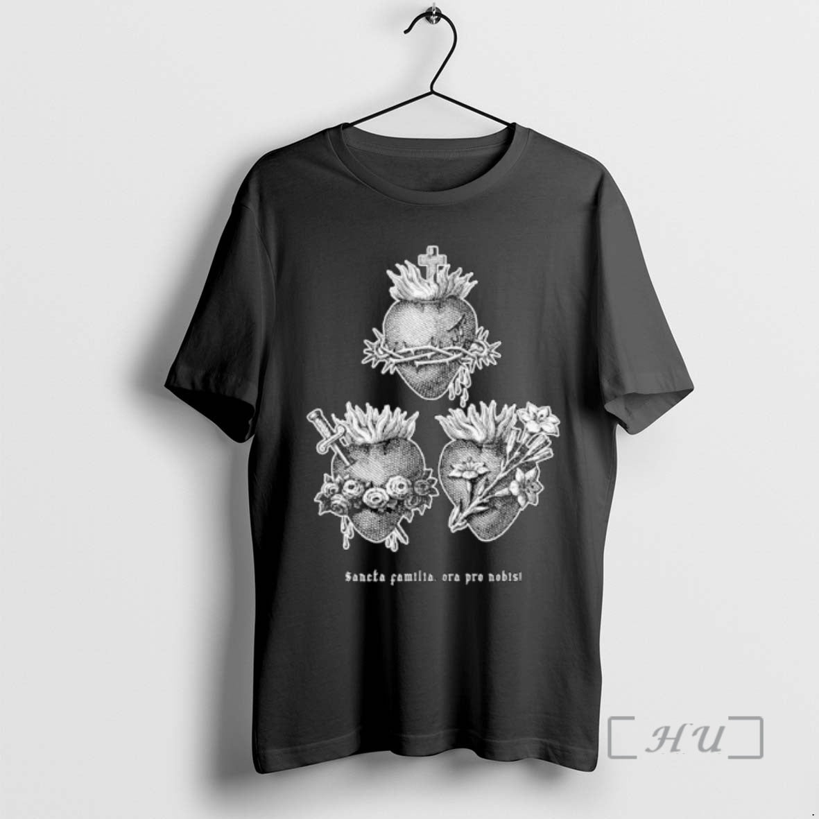 Officials Sacred Family Three Hearts Ornaments
