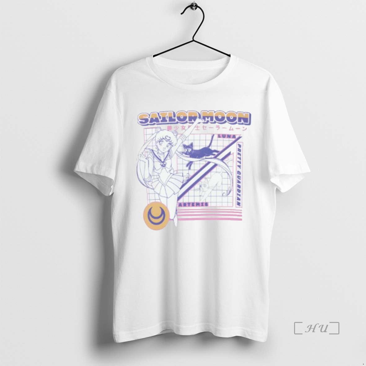 Officials Sailor Moon Sailor Moon Luna And Artemis Cats Premium T Shirt Sweater