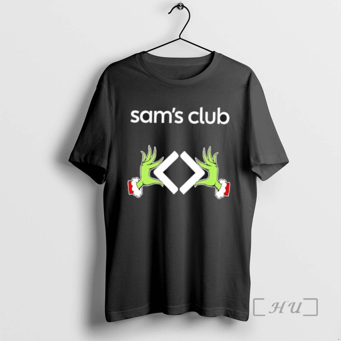 Officials Sams Clubs X Grinch Hands Merry Christmas Tee Shirt Sweater