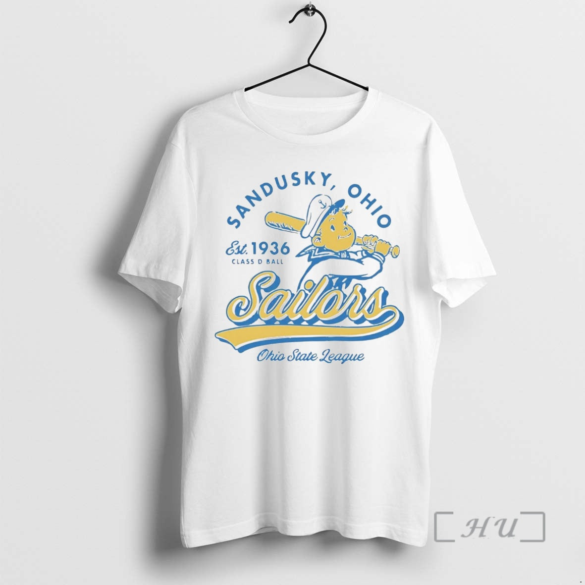 Officials Sandusky Sailors Est 1936 Ohio State League Premium T Shirt Sweater