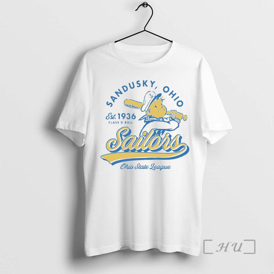 Officials Sandusky Sailors Est 1936 Ohio State League Premium T Shirt Sweater