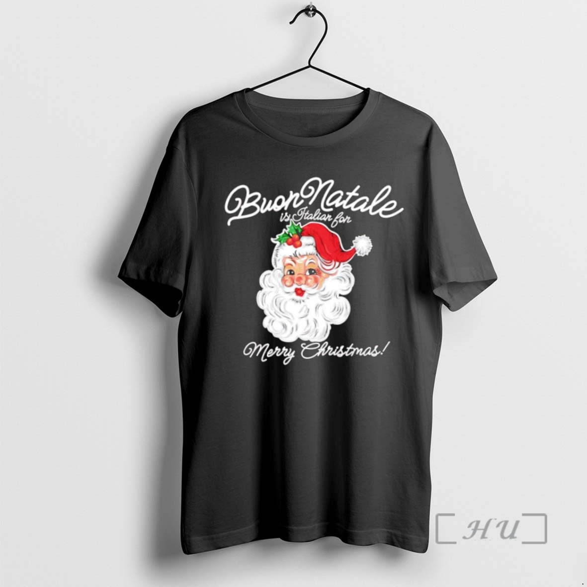 Officials Santa Buon Natale Is Italian For Merry Christmas T Shirt Sweater