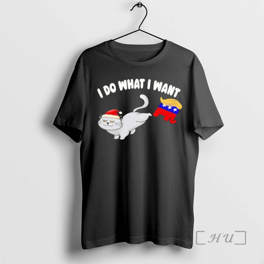 Officials Santa Cat I Do What Want Tee Shirt Sweater