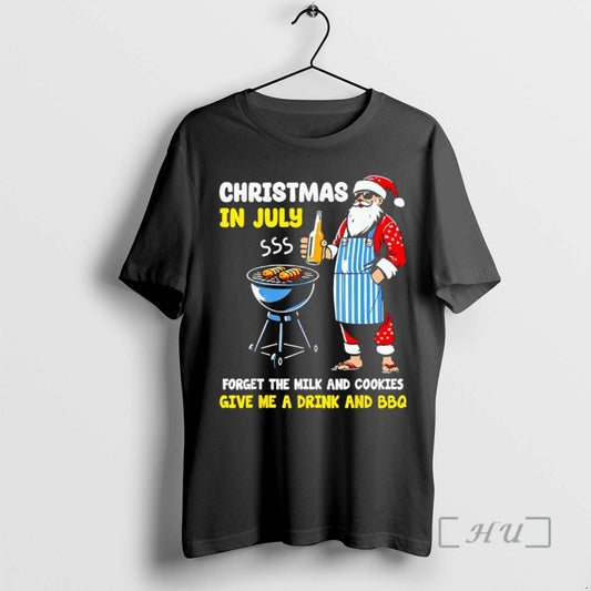 Officials Santa Christmas In July Forget The Milk And Cookies Give Me A Drink And