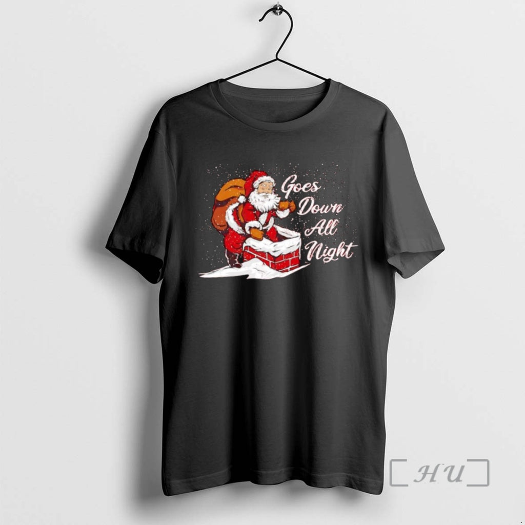 Officials Santa Claus Merry Chrismas Goes Down All Night T Shirt Sweater