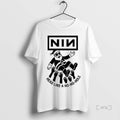 Officials Santa Claus Nin Head Like A Ho Ho Hoe Christmas White Premium T Shirts