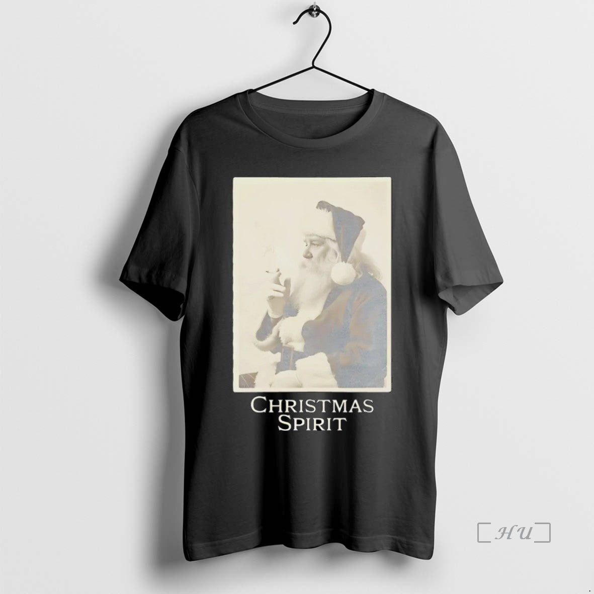 Officials Santa Claus Smoking Christmas Spirit Vintage Christmas