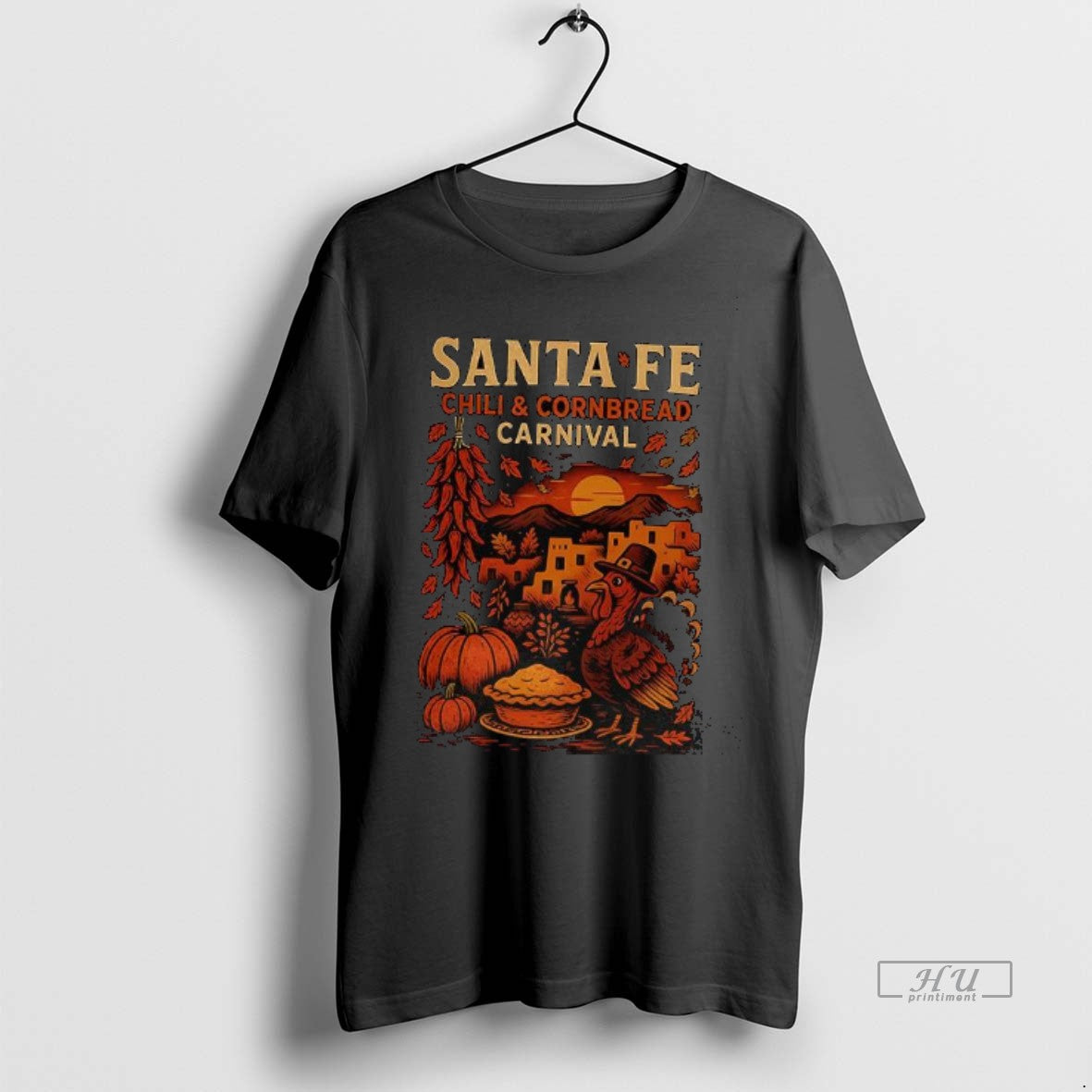 Officials Santa Fe Chili And Cornbread Carnival Fall Food Festival Premium Tee Shirt Sweater