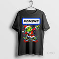 Officials Santa Grinch Dabbing Penske Christmas Light Premium T Shirt Sweater