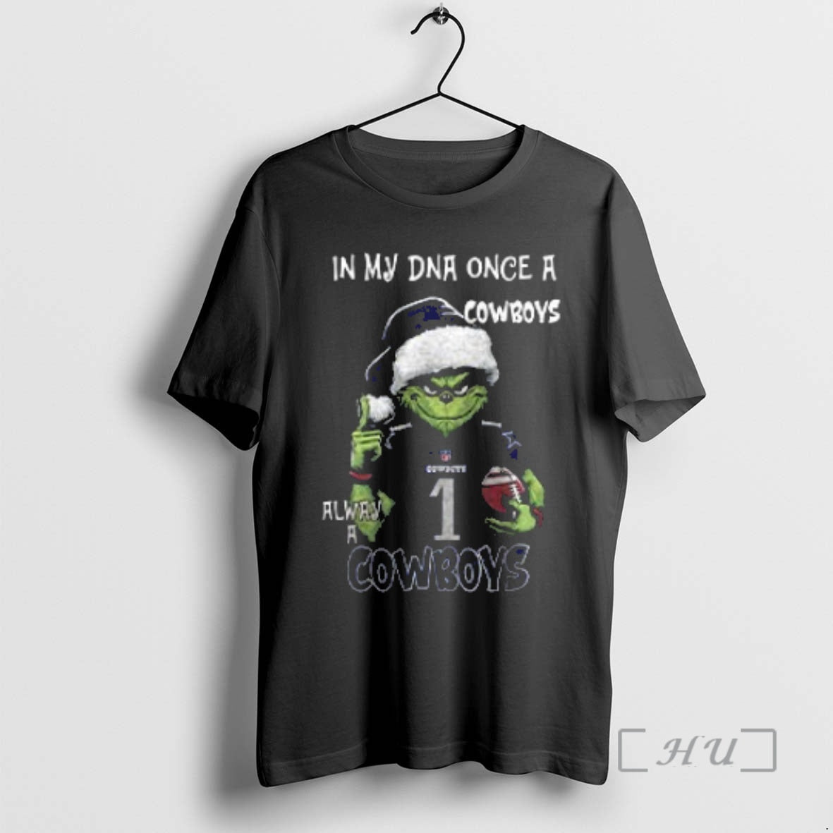 Officials Santa Grinch In My Dna Once A Cowboys Alway A Dallas Cowboys Christmas Two