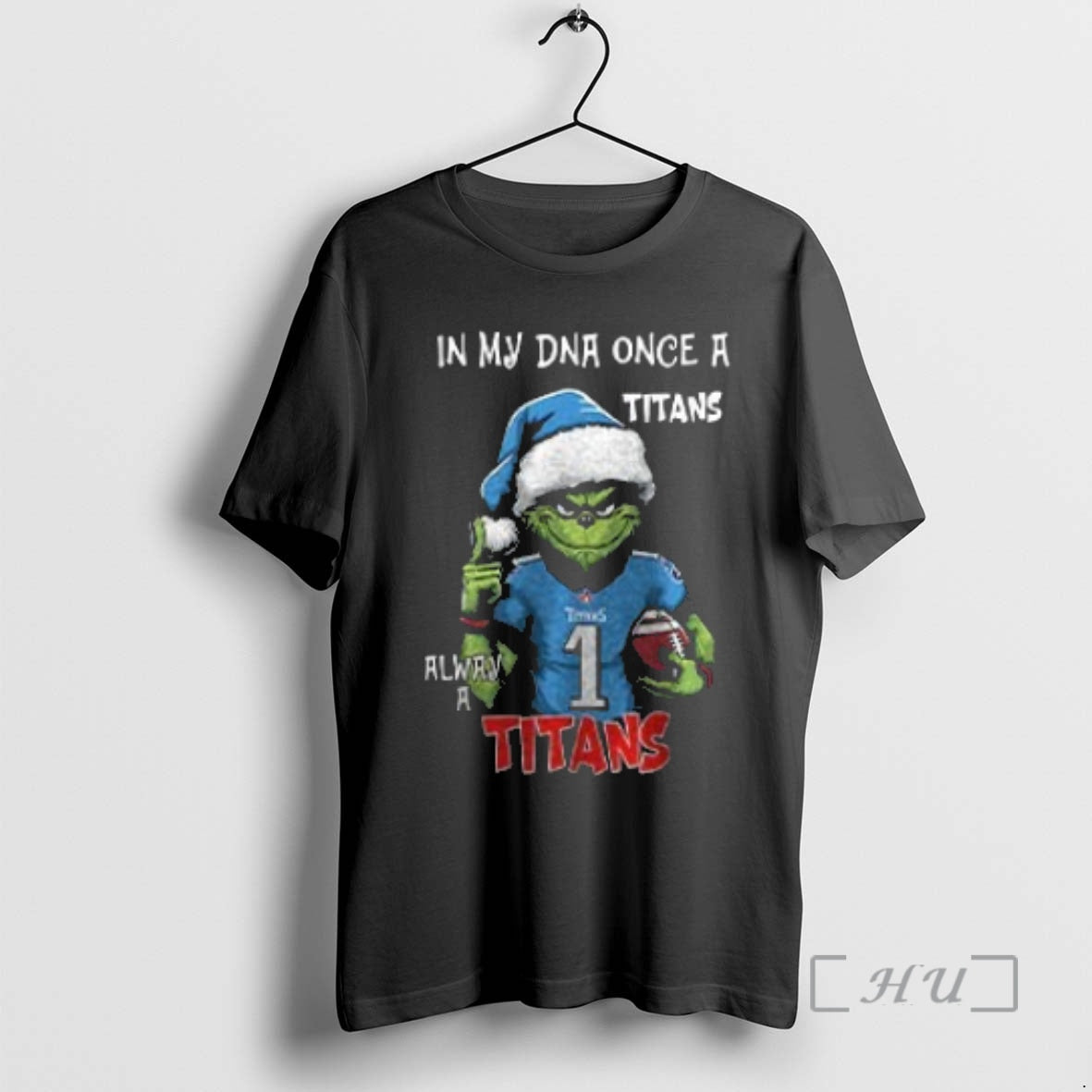 Officials Santa Grinch In My Dna Once A Titans Alway A Teneesee Titans Christmas Two