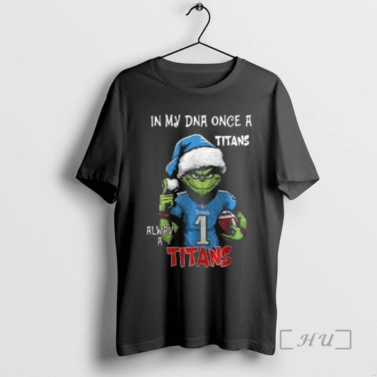Officials Santa Grinch In My Dna Once A Titans Alway A Teneesee Titans Christmas Two