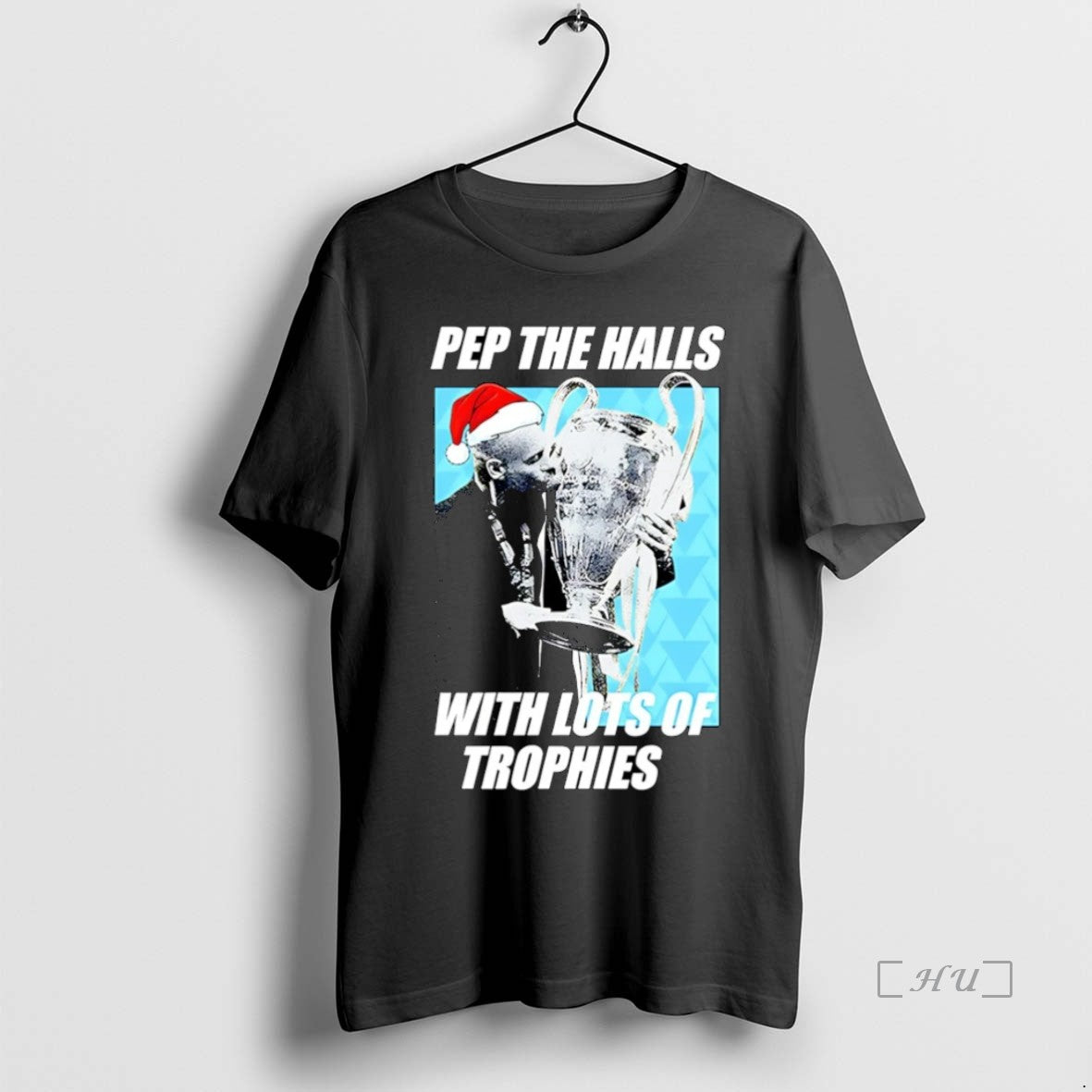 Officials Santa Pep Guardiola The Halls With Lots Of Trophies Christmas Christmas