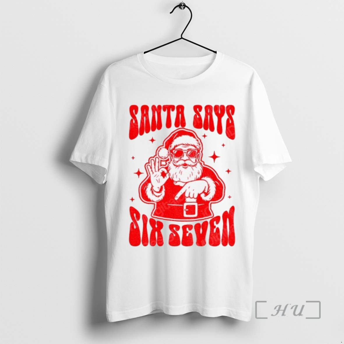 Officials Santa Says Six Seven Funny 67 Christmas Trends Tee Shirt Sweater