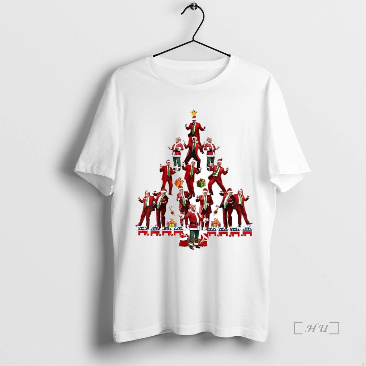 Officials Santa Trump Dance Christmas Tree Premium T Shirt Sweater