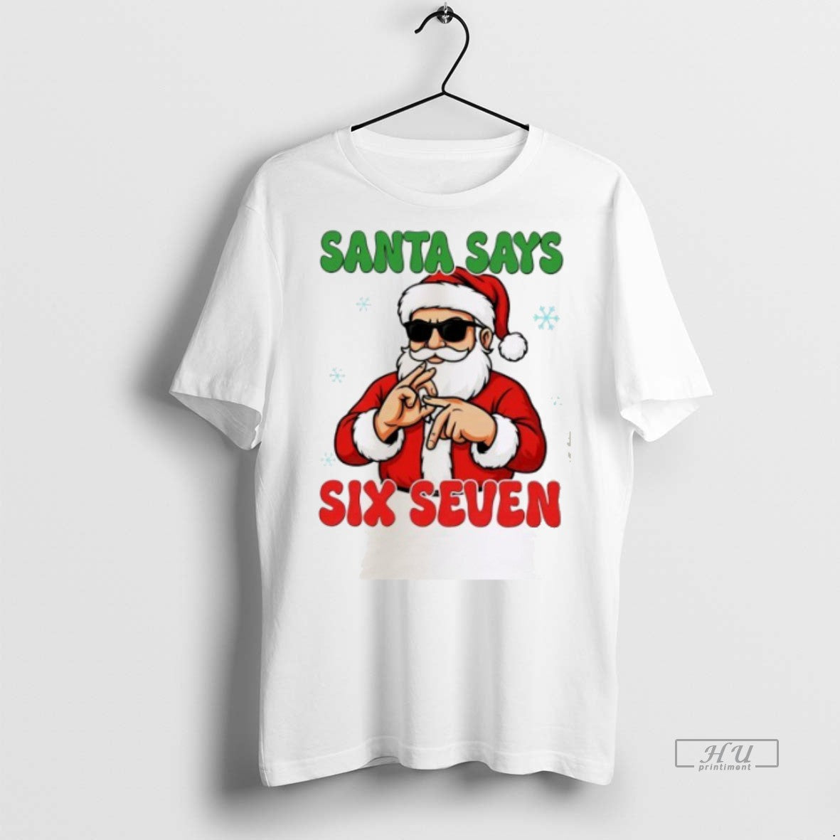 Officials Santa Says Six Seven Graphic Tee Shirt Sweater
