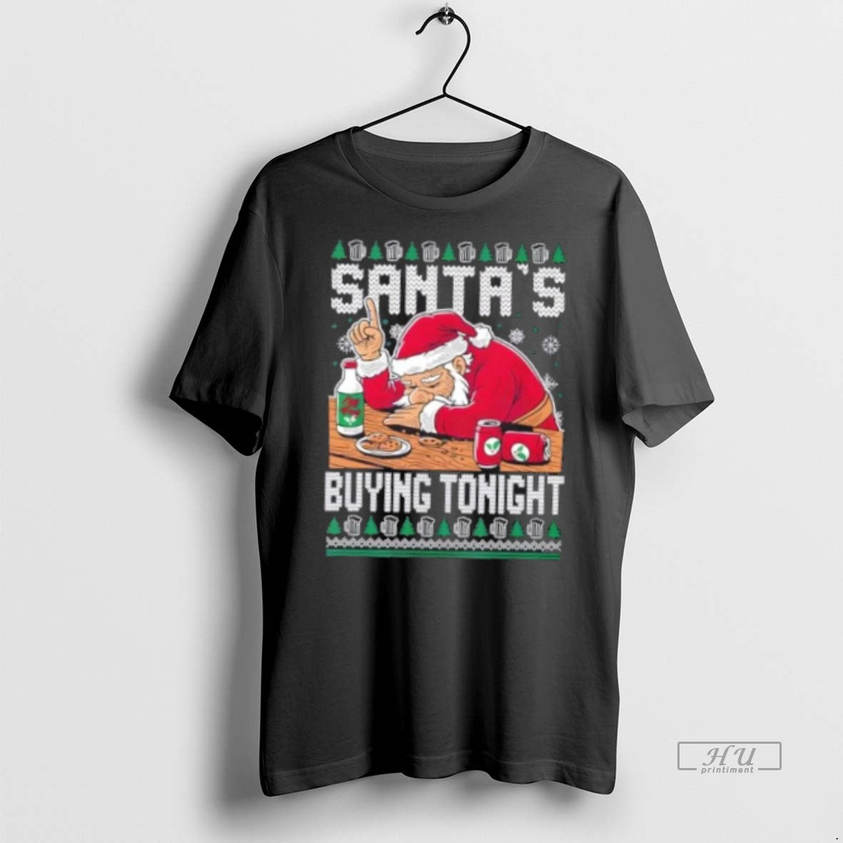 Officials Santas Buying Tonight Christmas Ugly Premium Tee Shirt Sweater