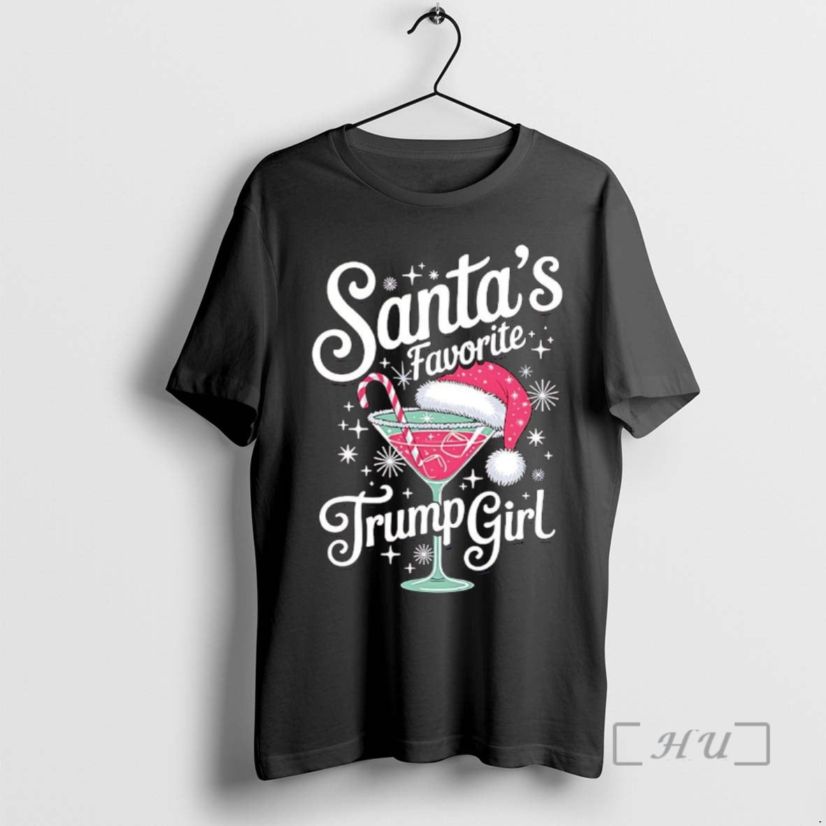 Officials Santas Favorite Trump Girl Wine Christmas
