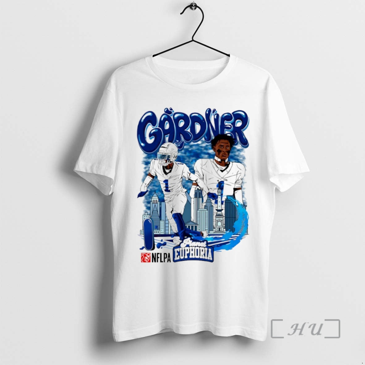 Officials Sauce Gardner 1 Indianapolis Colts Football Skyline Comic Circle