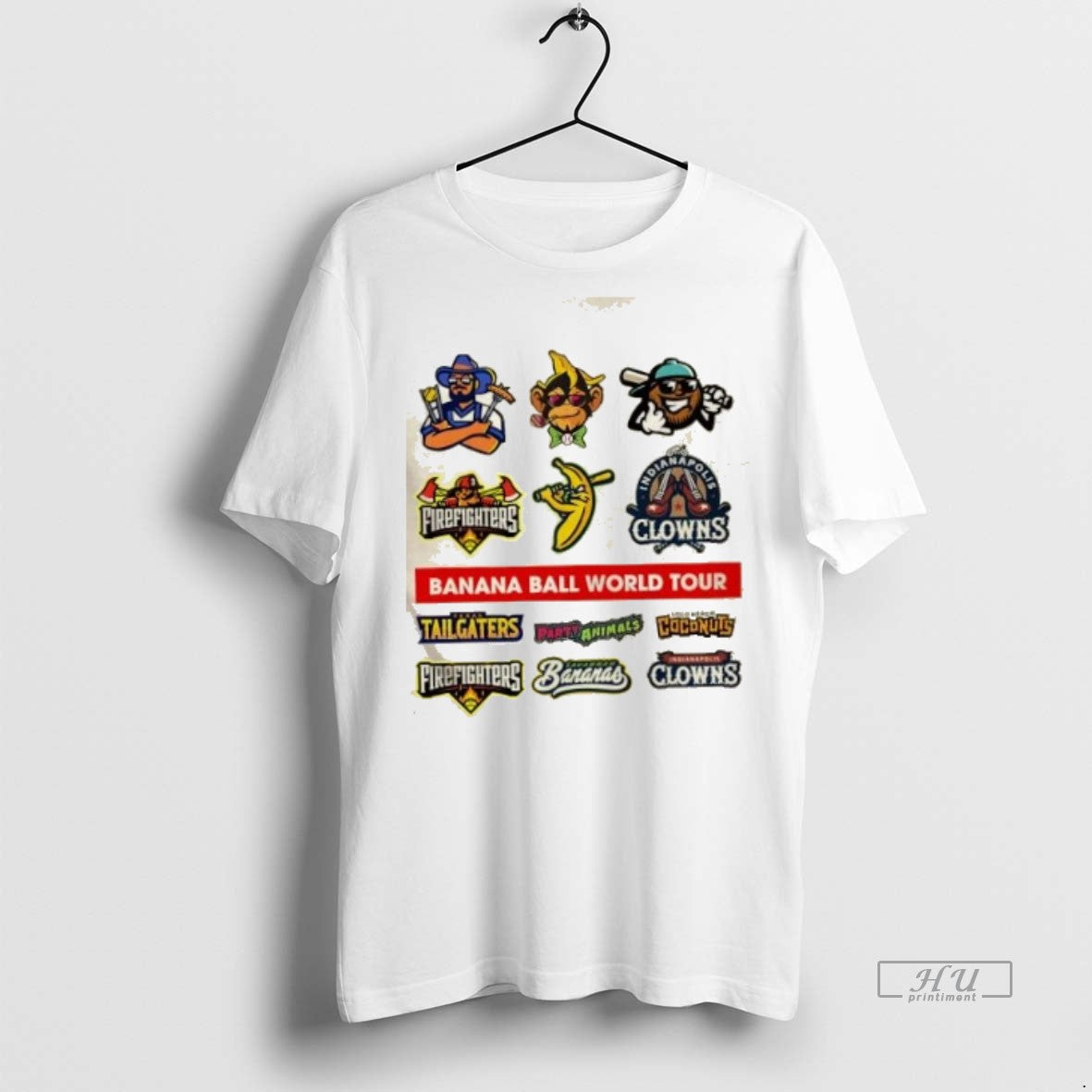 Officials Savannah Bananas Baseball Ball World Tour Premium Tee Shirt Sweater