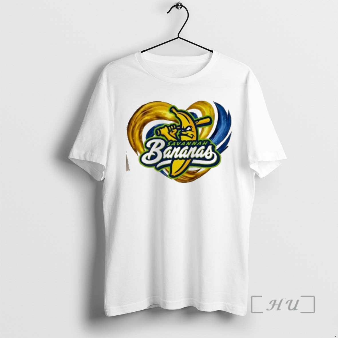 Officials Savannah Bananas Baseball Heart Colors Premium T Shirt Sweater