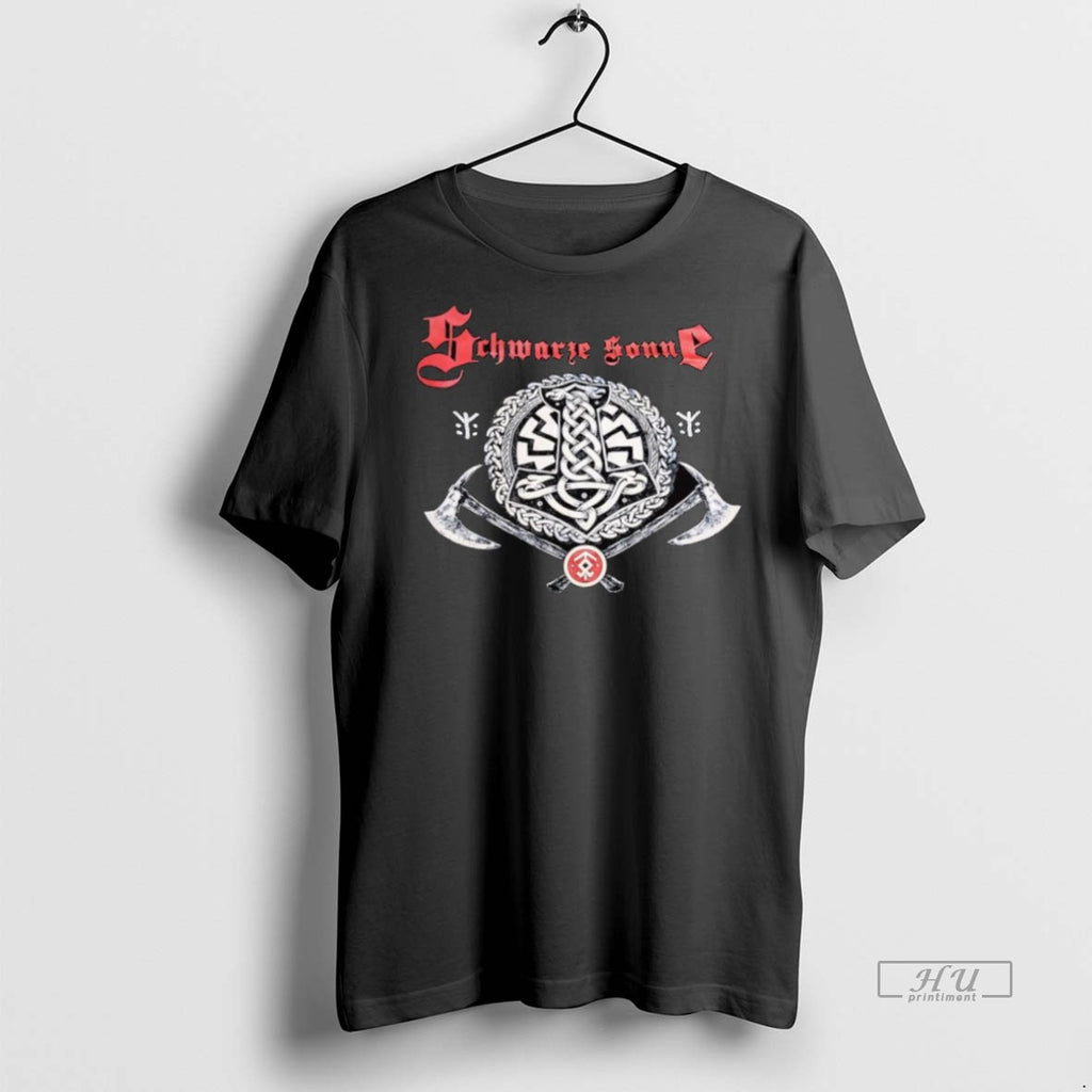 Officials Schwarze Sonne Norse Mythology And Germanic Paganism Logo Tee Shirt Sweater