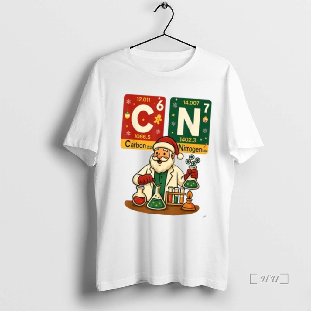 Officials Science Christmas Carbon Nitrogen Six Seven 6 7 Santa Premium T Shirt Sweater