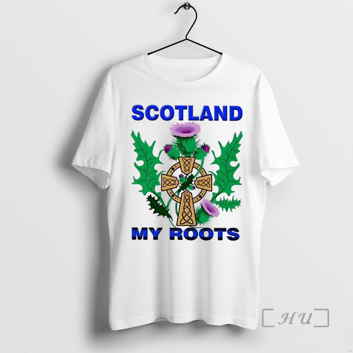 Officials Scotland My Roots Classic Celtic Cross Purple Thistle