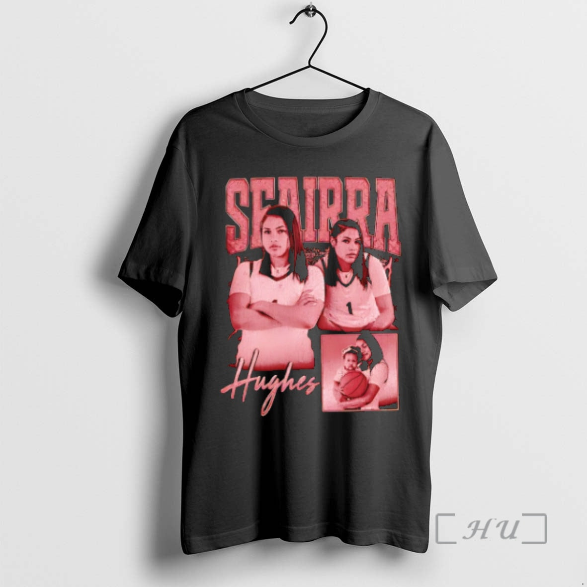 Officials Seairra Hughes Basketball Forward Graphic Vintage