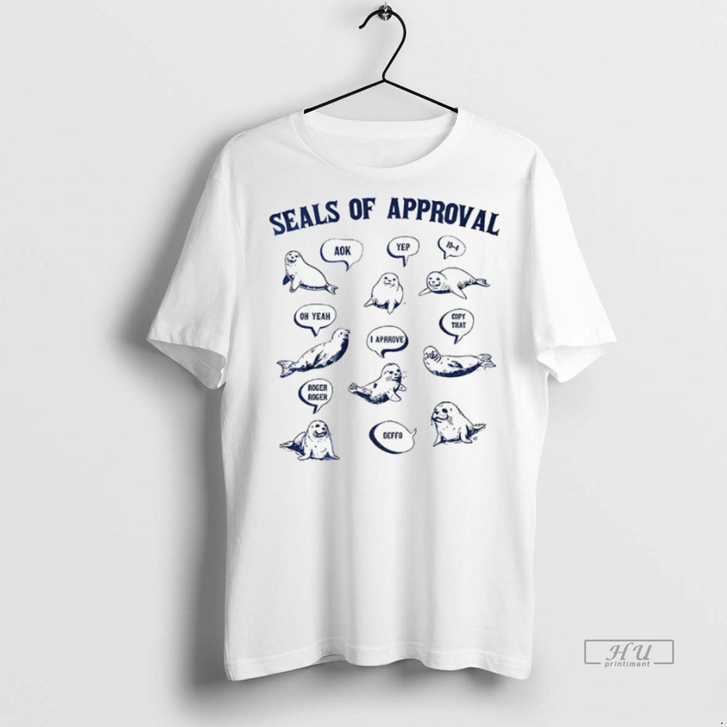 Officials Seals Of Approval Funny Seal Graphic Premium Tee Shirt Sweater