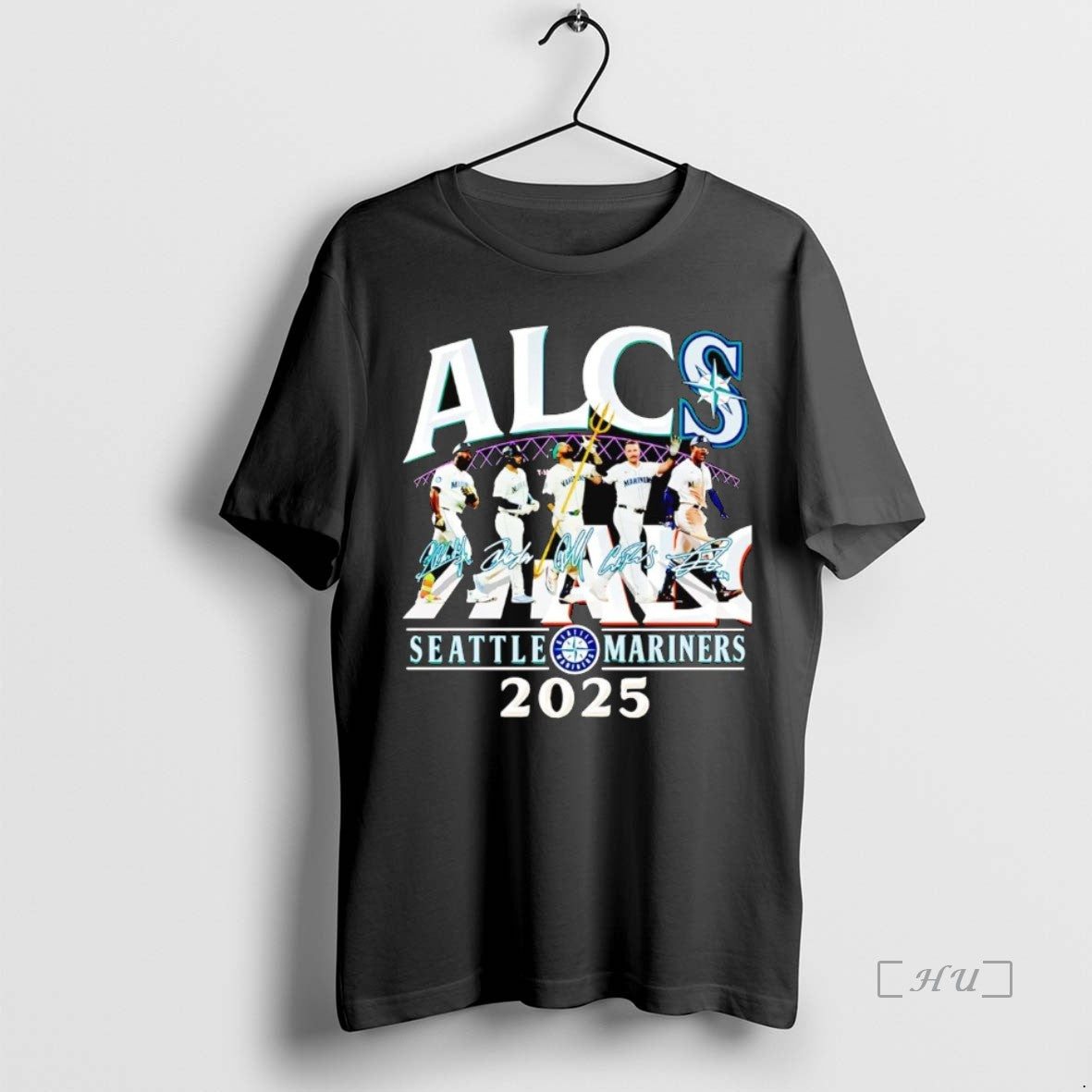 Officials Seattle Mariners 2025 Alcs Players Abbey Road Premium T Shirt Sweater