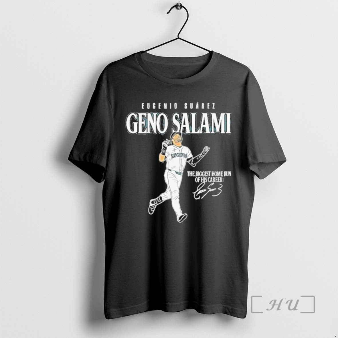 Officials Seattle Mariners Eugenio Suarez Genoa Salami The Biggest Home Run Of His Career Signature