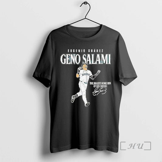 Officials Seattle Mariners Eugenio Suarez Genoa Salami The Biggest Home Run Of His Career Signature