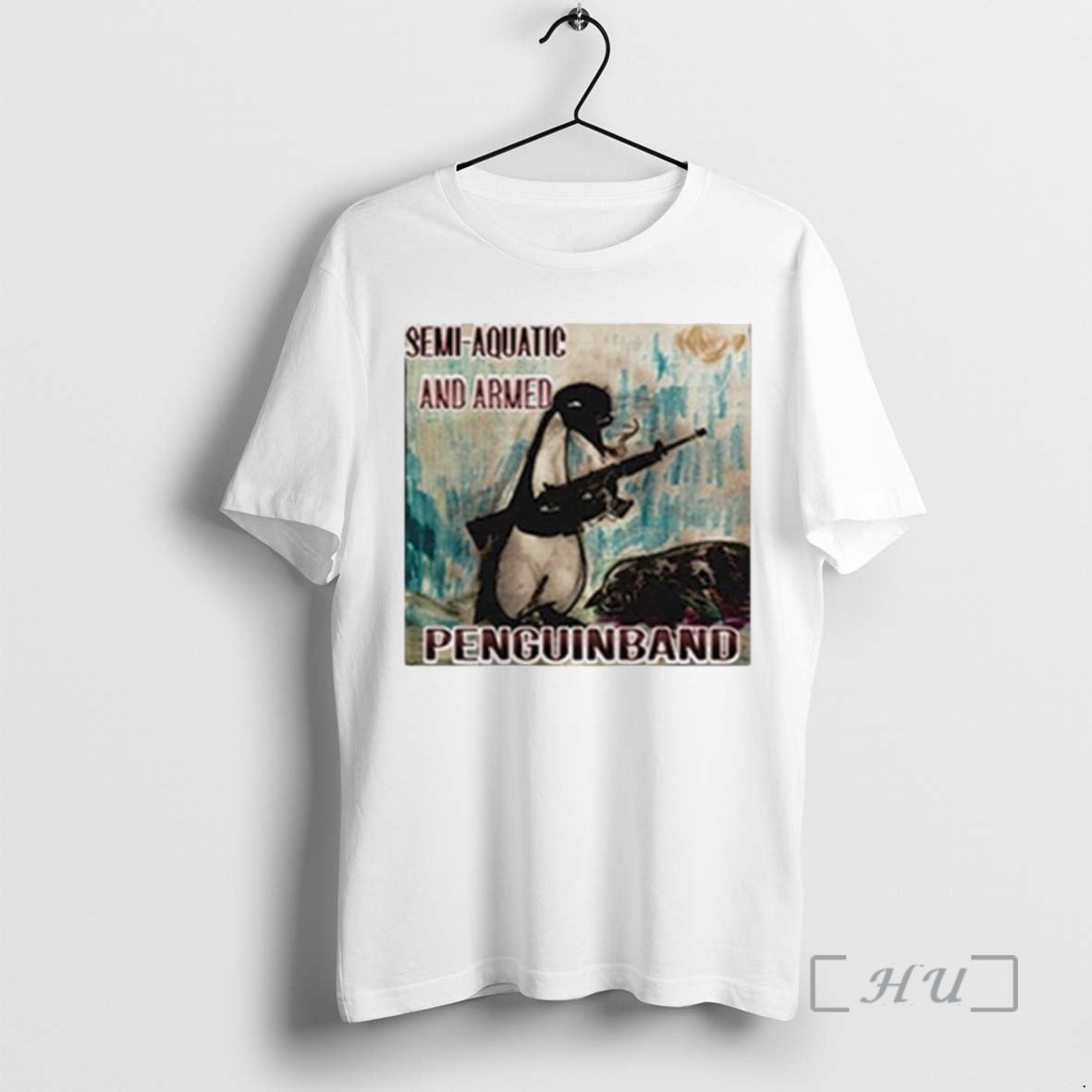 Officials Semi Aquatic And Armed Penguin Band Ornaments Premium T Shirt Sweater
