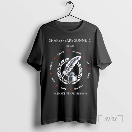 Officials Shakespeare Sonnets Est 1609 Truth Memory Art Loss Eternity Love Time Beauty Premium