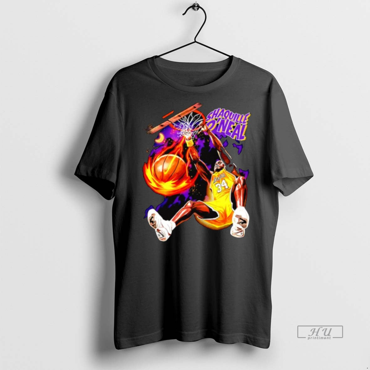 Officials Shaquille Oneal Los Angeles Lakers Basketball Player Jersey Graphic Premium Tee Shirt Sweater