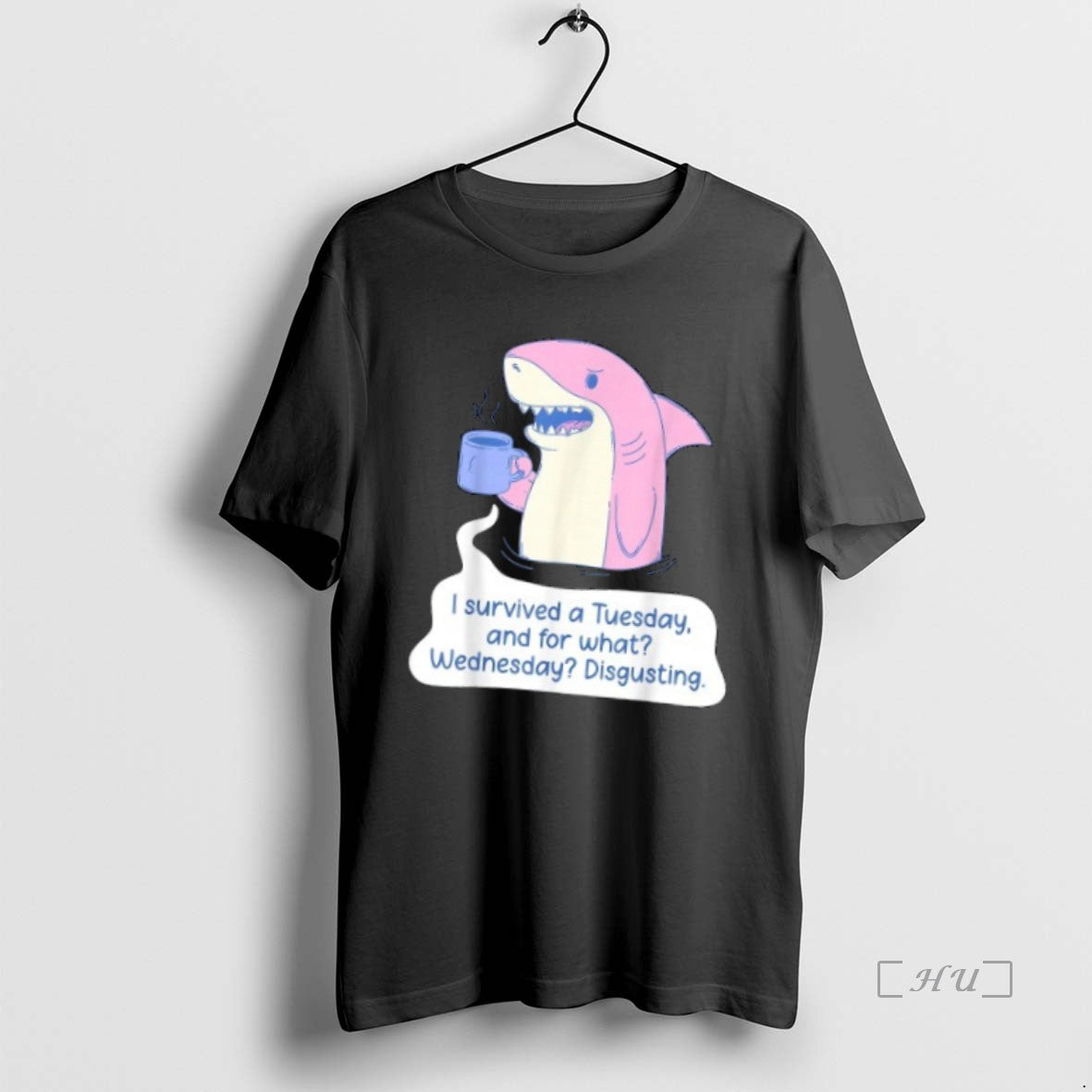 Officials Shark I Survived A Tuesday And For What Wednesday Disgusting Premium T Shirt Sweater