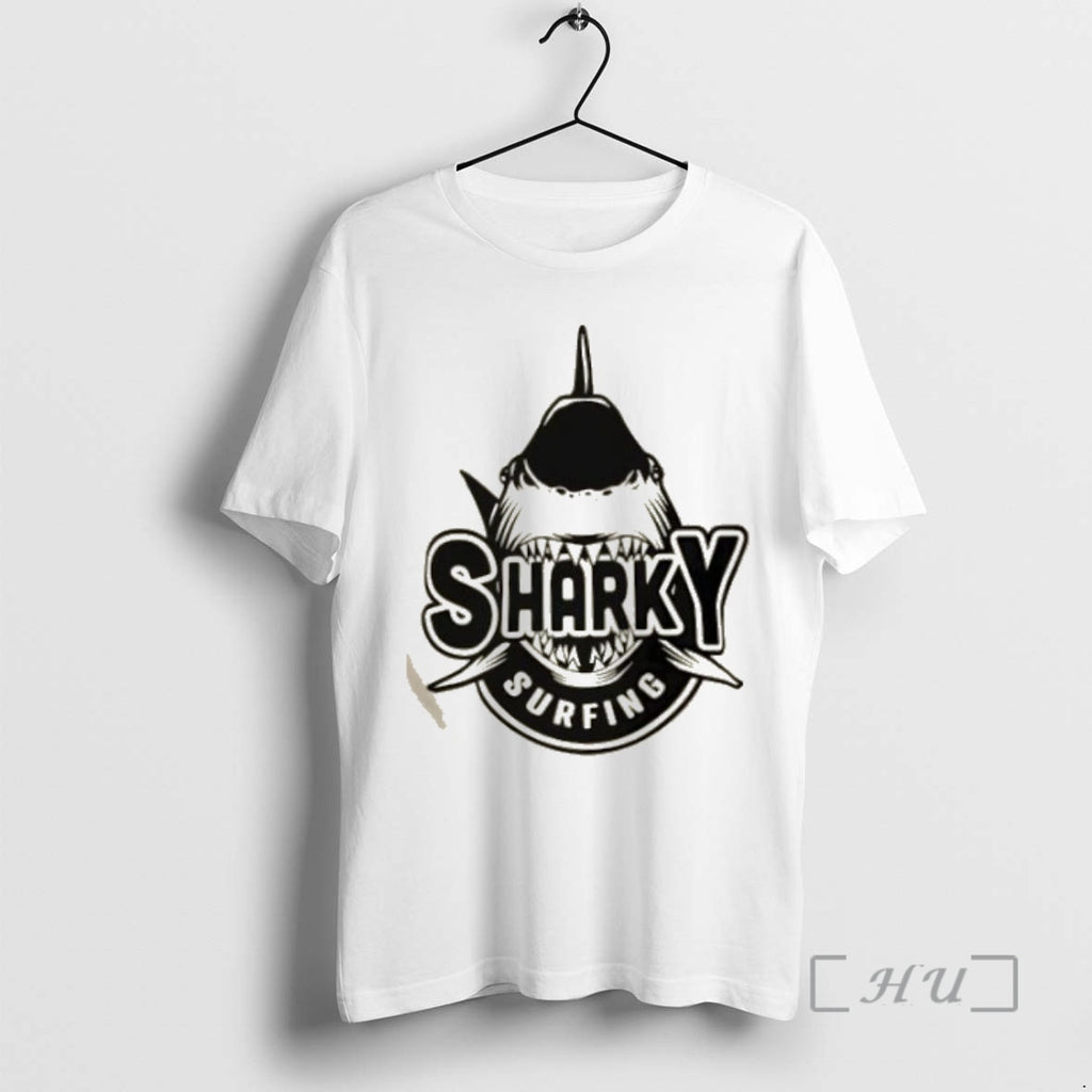 Officials Sharky Surfing Cool Ocean Adventure T Shirt Sweater
