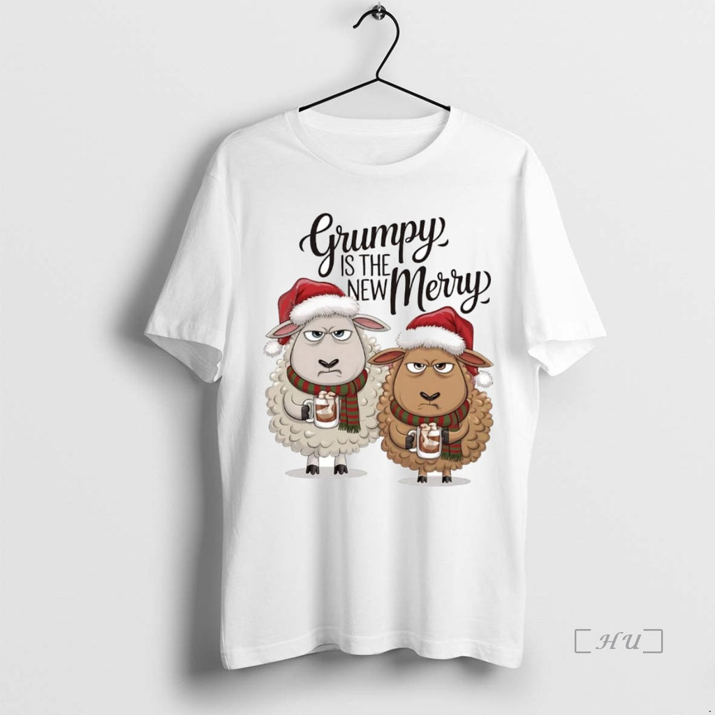 Officials Sheep Grumpy Is The New Merry Christmas Premium T Shirt Sweater
