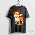 Officials Shiba Inu Christmas Hat Premium T Shirt Sweater